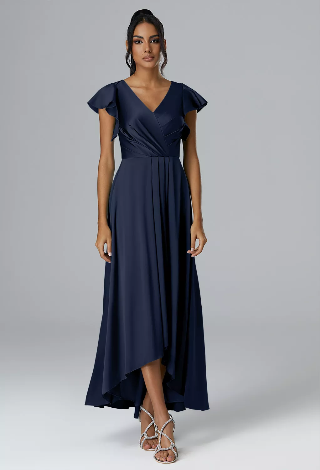 AW Sapota Dark Navy  Spring Wedding Guest Dresses